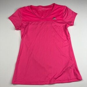 Adidas Top Tee Barbie Pink Short Sleeved  Yoga Workout Running Gym Hiking Comfy